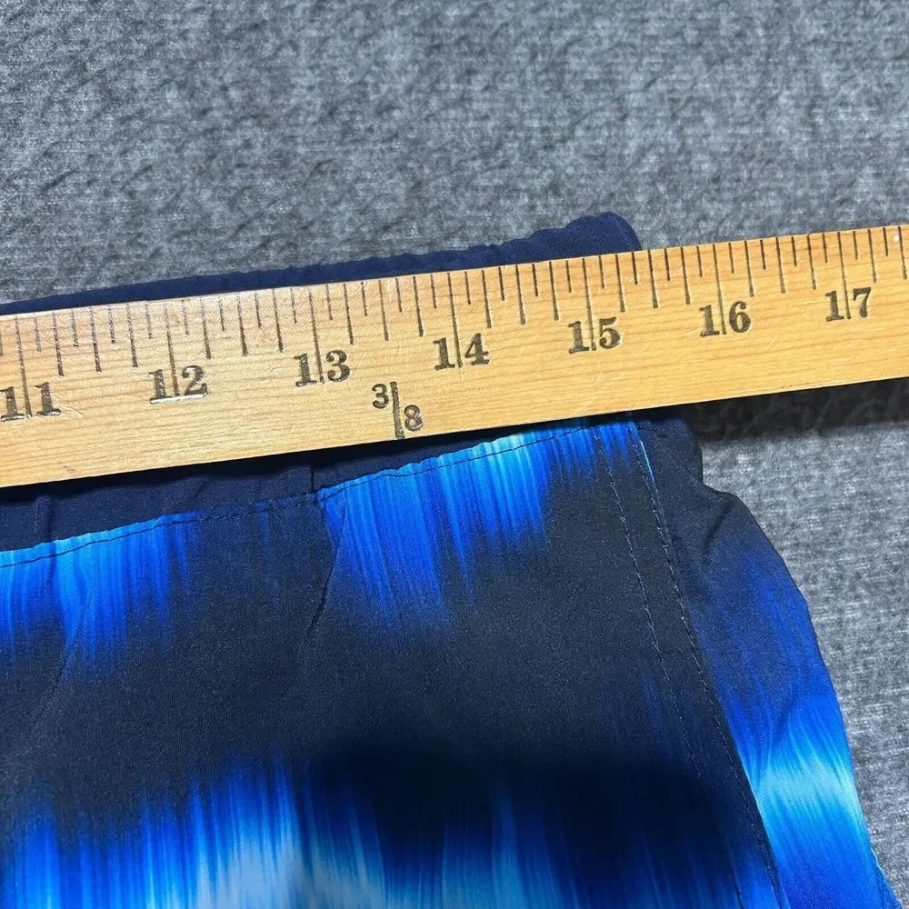 Zeroxposur Mens Swim‎ Trunks Small Shorts Blue Bathing Suit Bottoms Tie Dye
